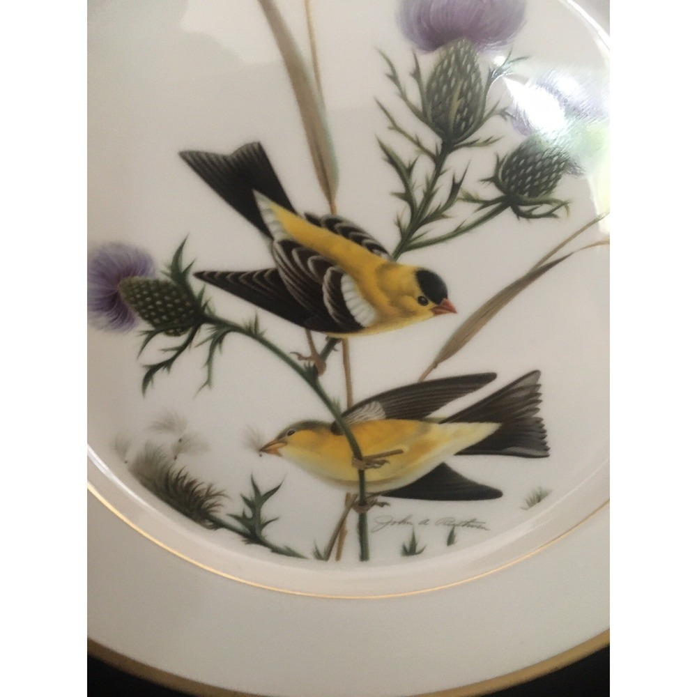 EASTERN BLUEBIRD PLATE JOHN A. RUTHVEN HUTSCHENREUTHER GERMANY #3333